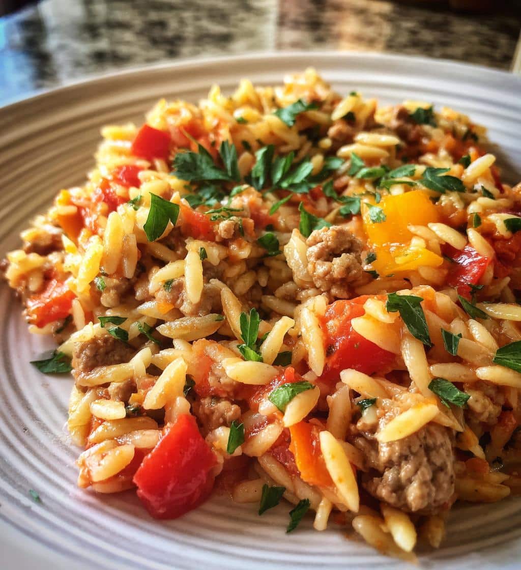 Marry Me Ground Chicken Orzo - detail 1