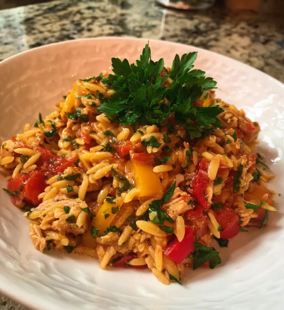 Marry Me Ground Chicken Orzo