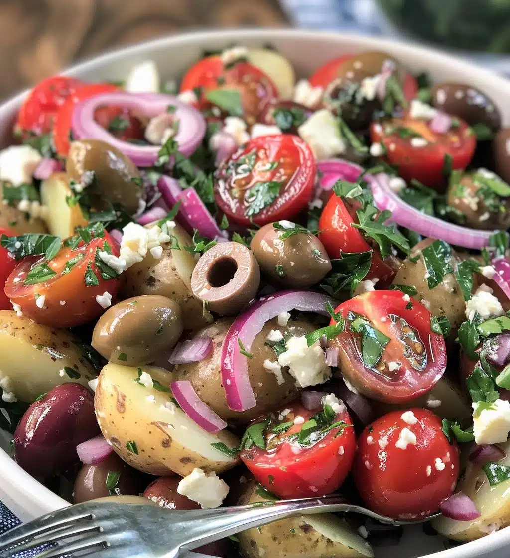 Mediterranean Potato Salad - detail 1