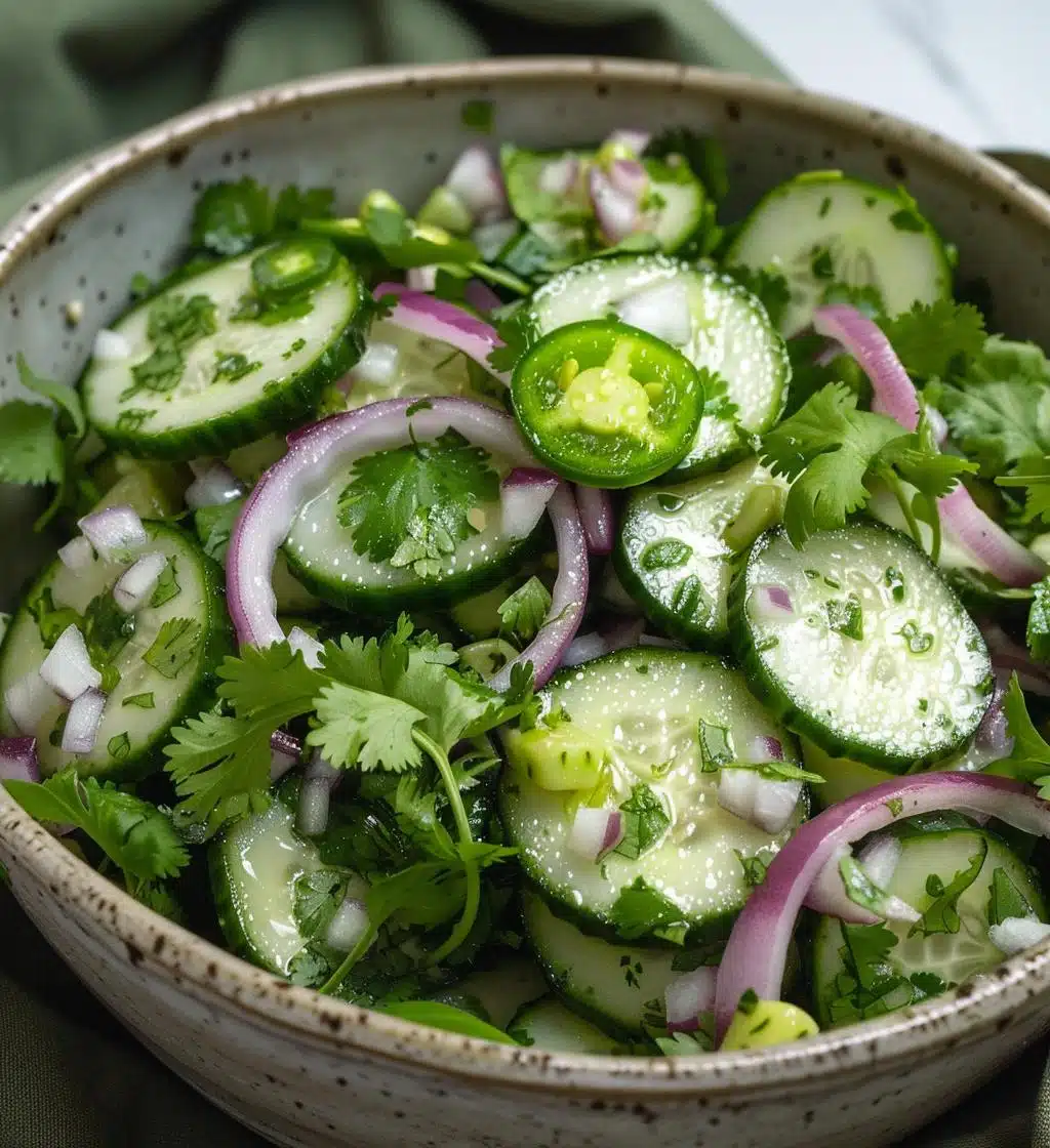 Mexican Cucumber Salad - detail 1