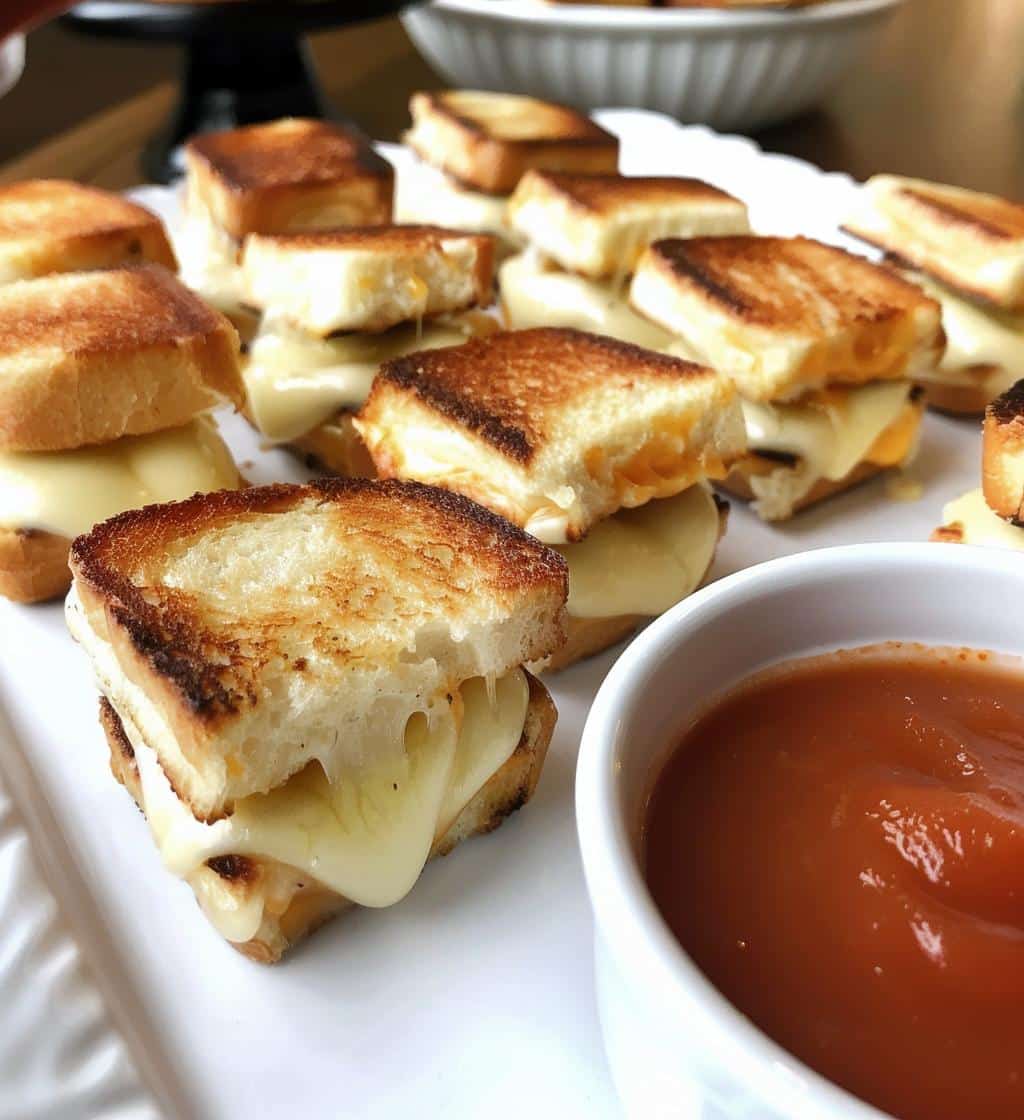 Mini Grilled Cheese Sliders - detail 1