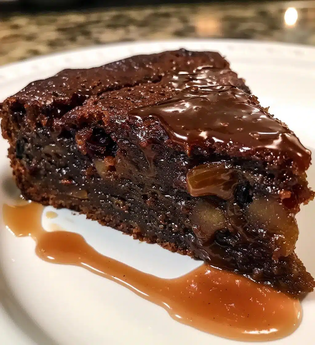 Moist Apple Date Molasses Cake with Hot Sauce - detail 1