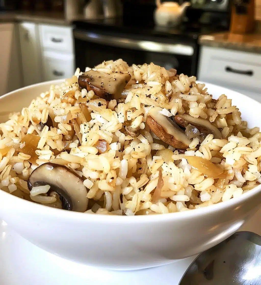 Mushroom Rice - detail 1