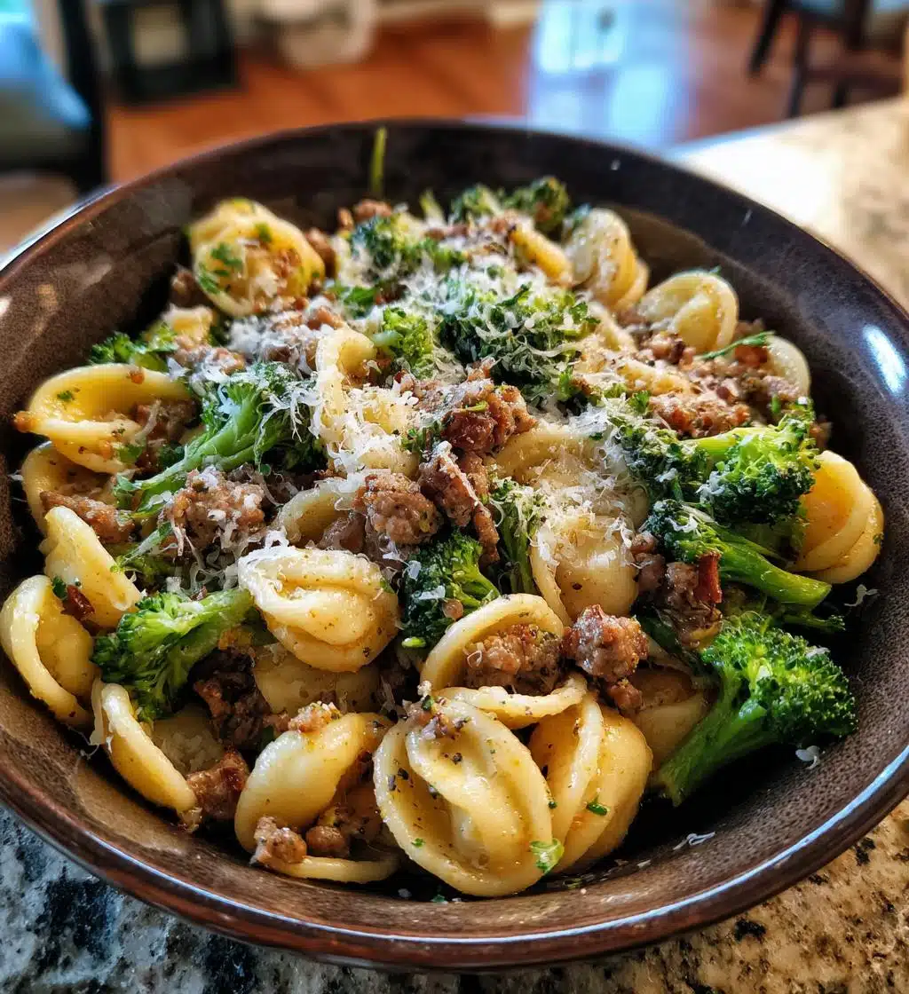 Orecchiette with Sausage and Broccoli - detail 1