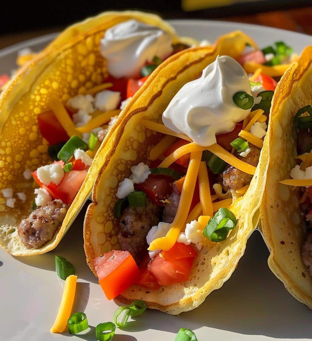 Pancake Breakfast Tacos - detail 1