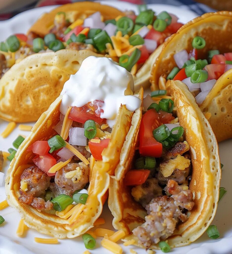 Pancake Breakfast Tacos