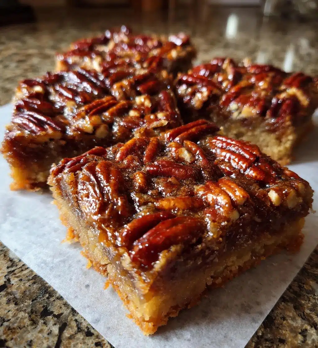 Pecan Pie Bars - detail 1