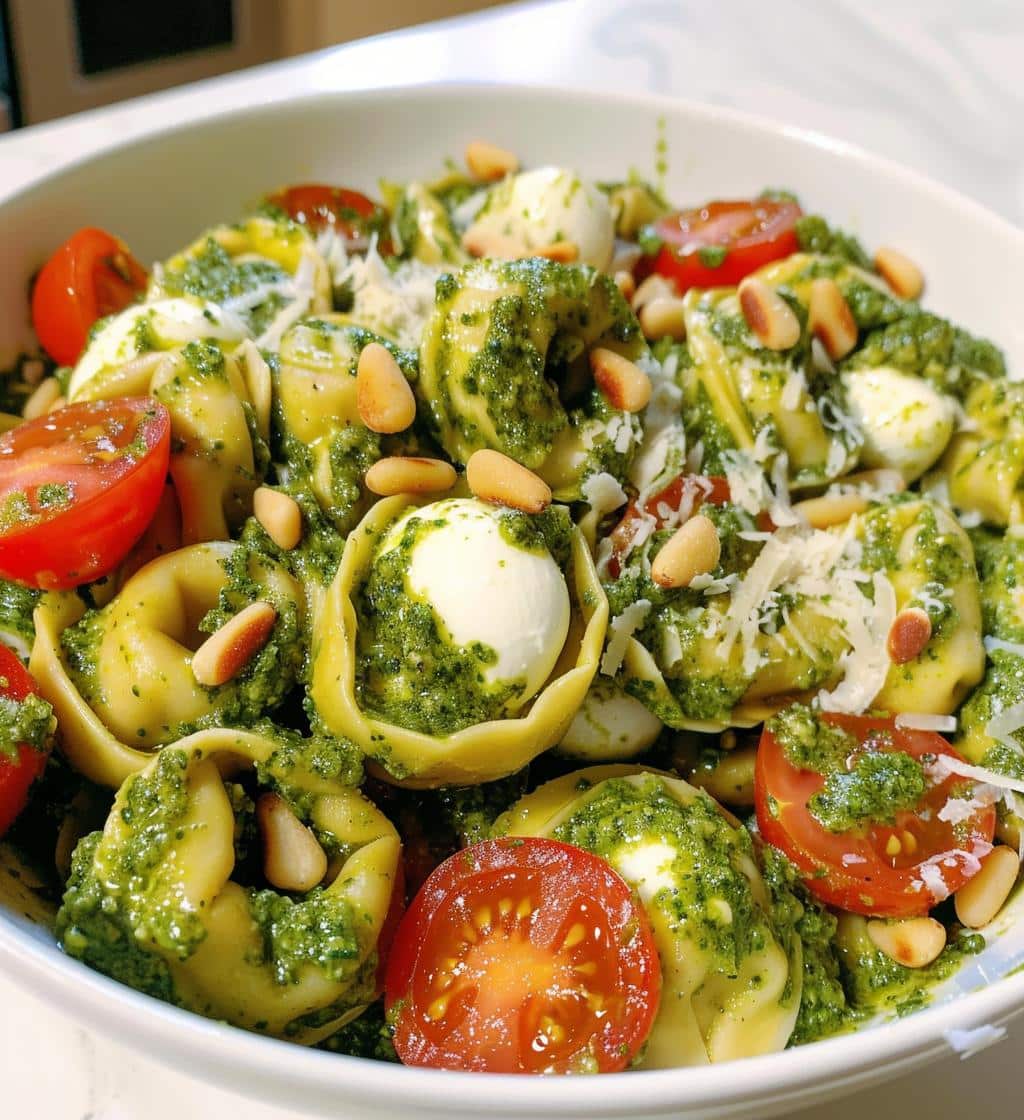 Pesto Tortellini Salad