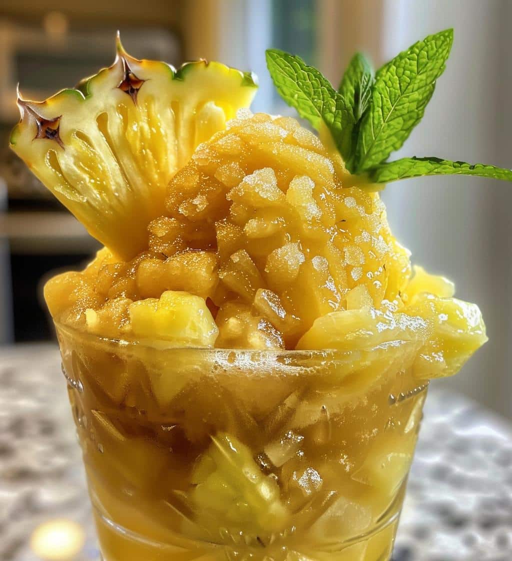 Pineapple Rum Slush
