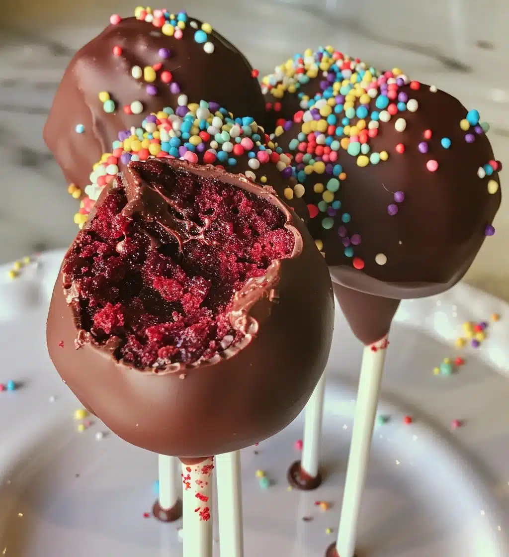 Red Velvet Cake Pops - detail 1