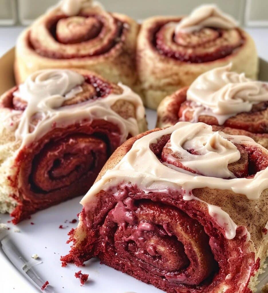 Red Velvet Cinnamon Rolls