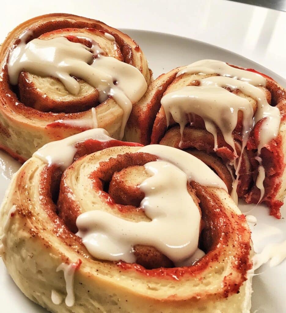 Red Velvet Cinnamon Rolls