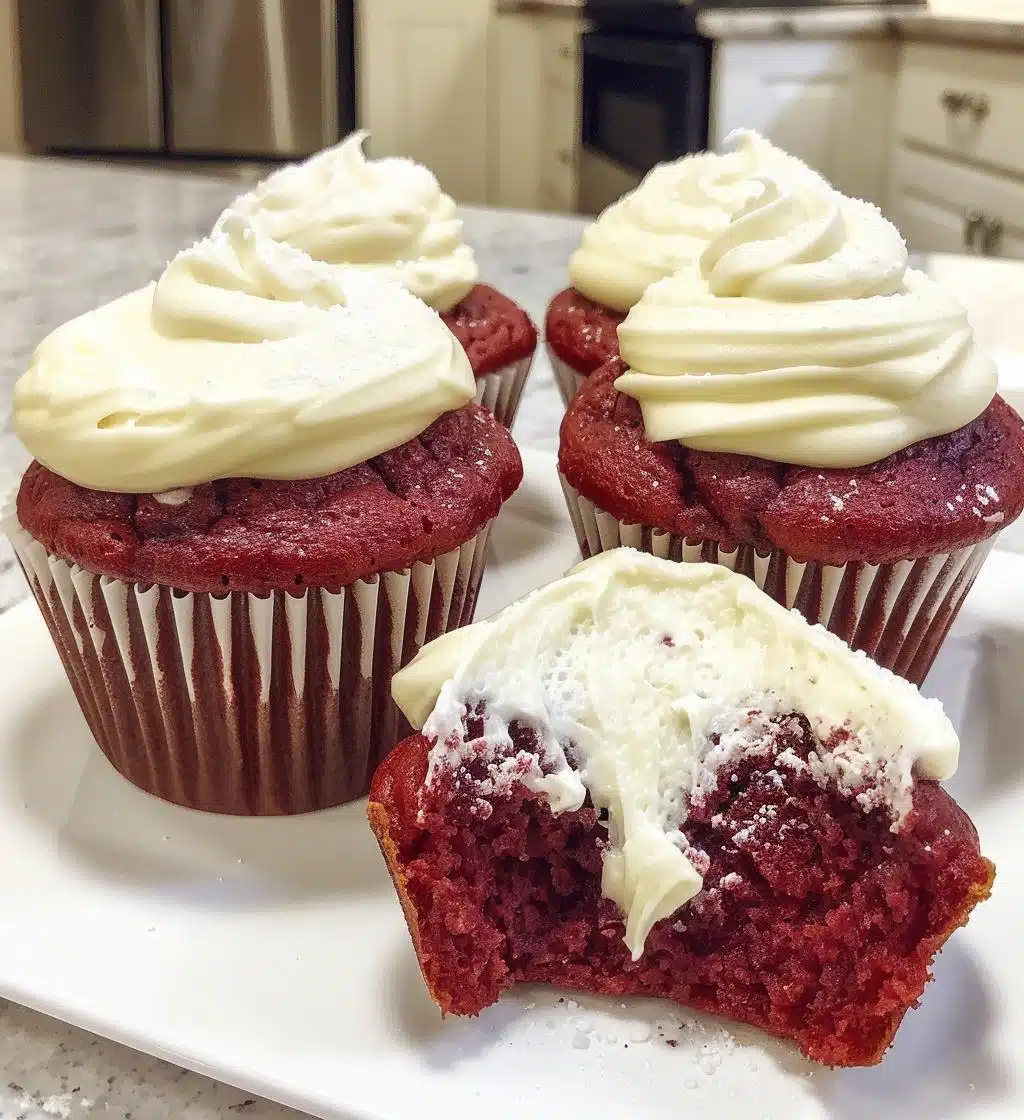 Red Velvet Cream Cheese Muffins - detail 1