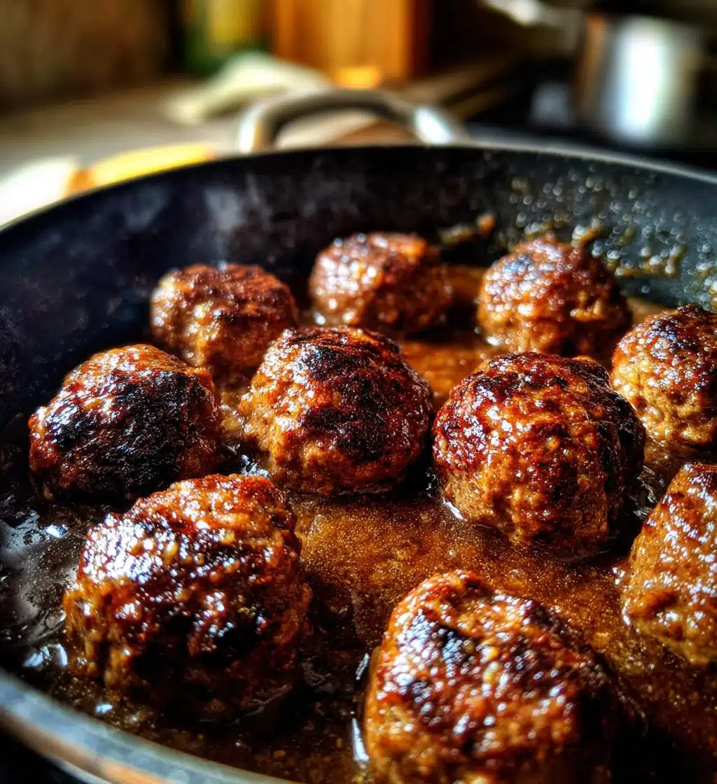 Salisbury Steak Meatballs - detail 1