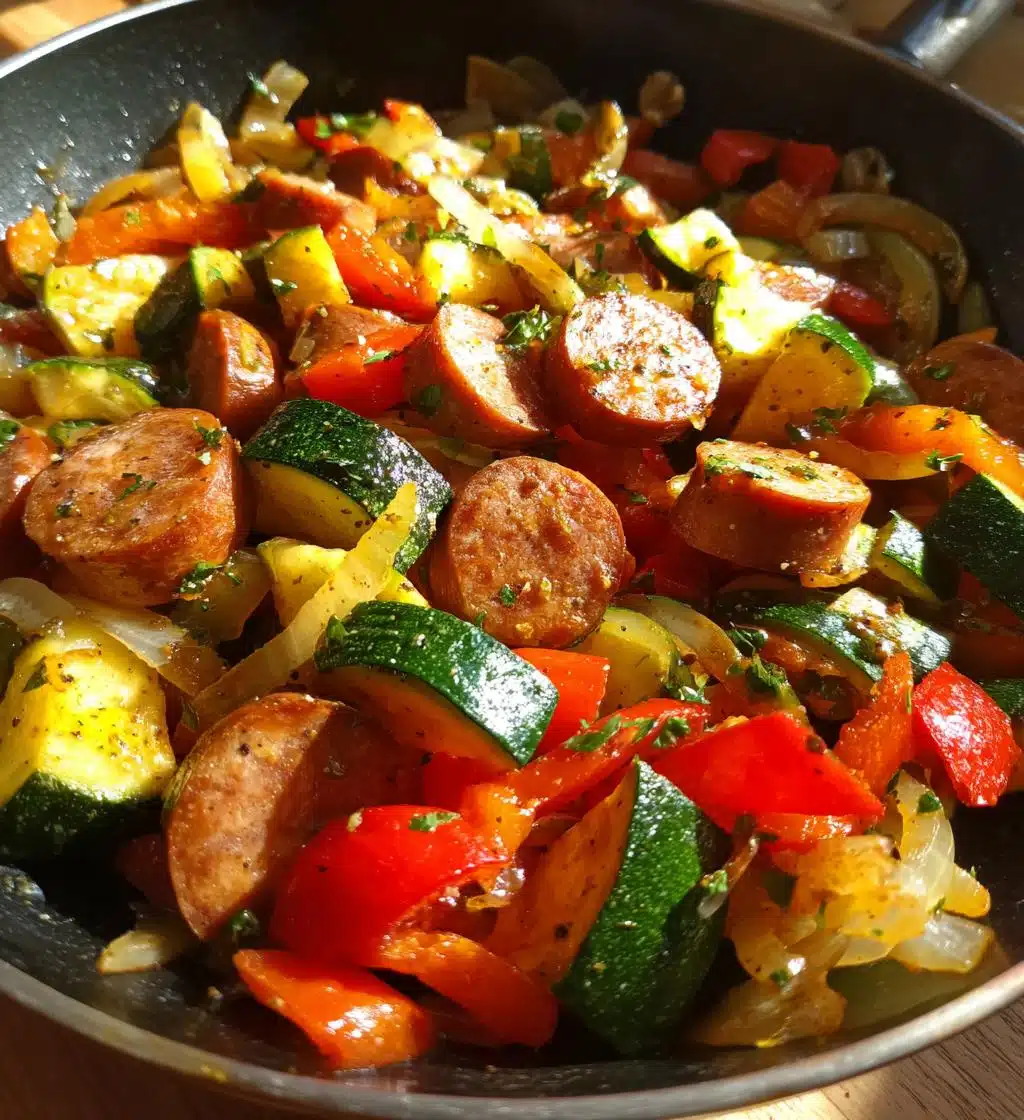 Sausage and Veggie Skillet - detail 1