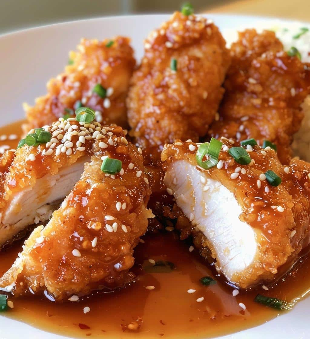 Sesame Chicken - detail 1