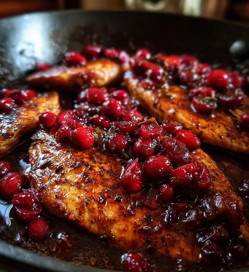 Skillet Cranberry Orange Chicken - detail 1