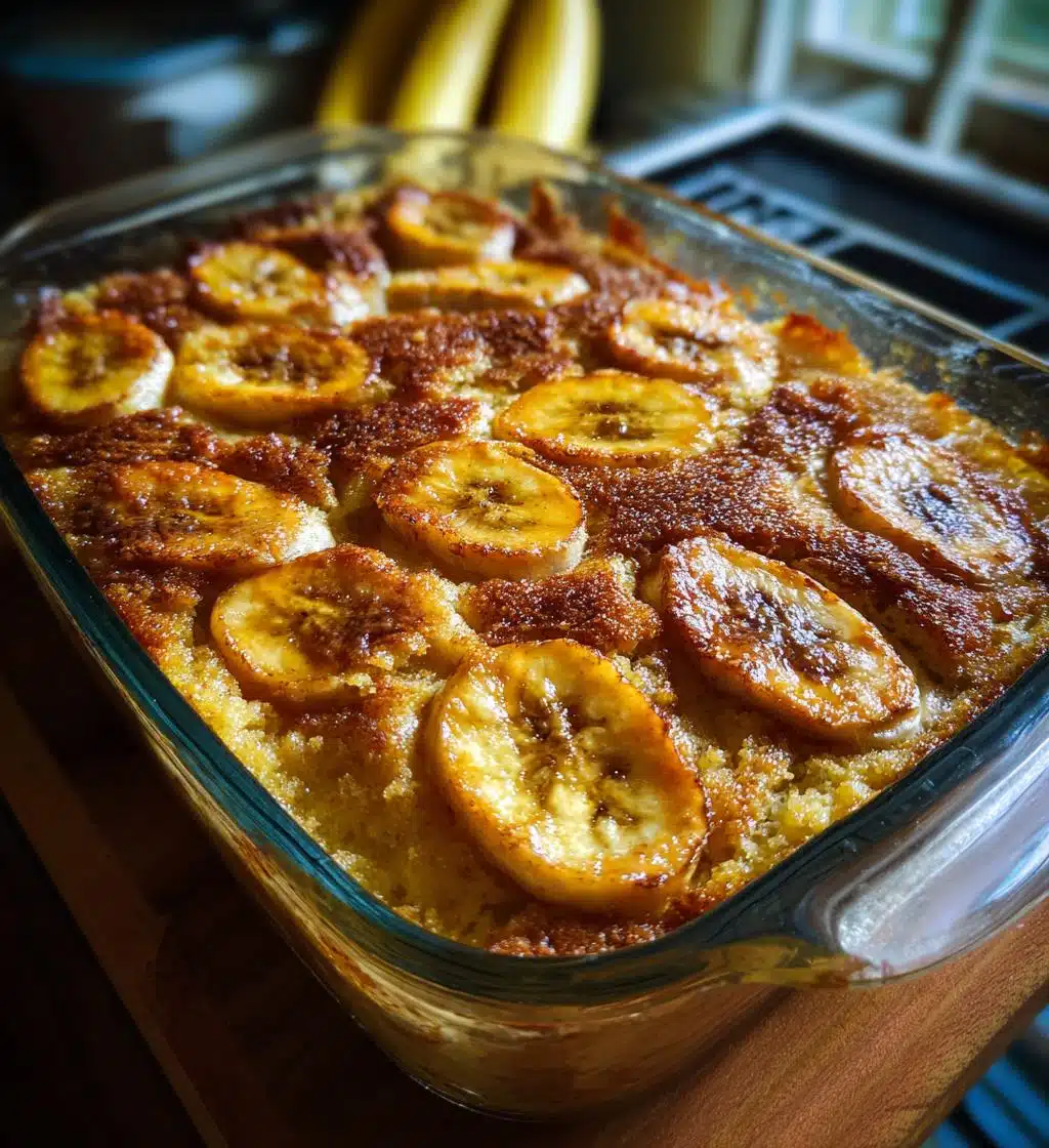 Southern Banana Cobbler - detail 1