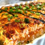 Spicy Salmon Sushi Bake