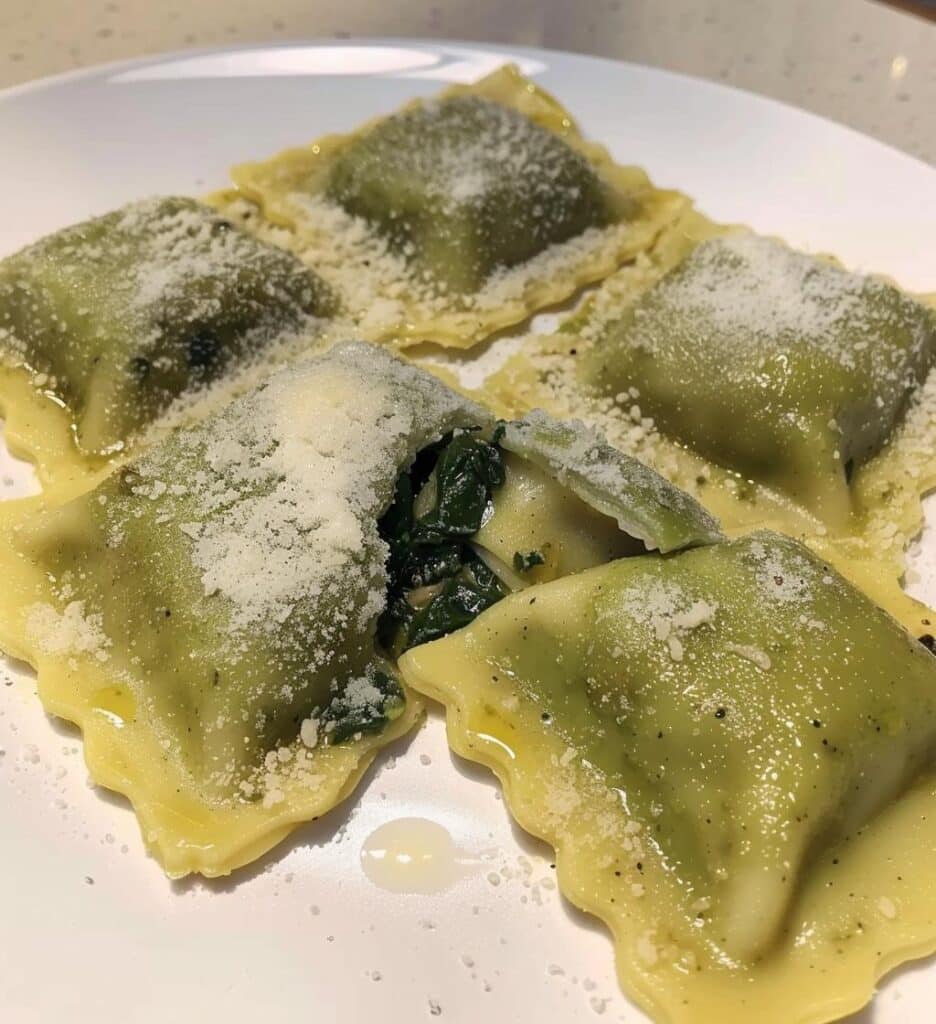 Spinach Mushroom Ravioli