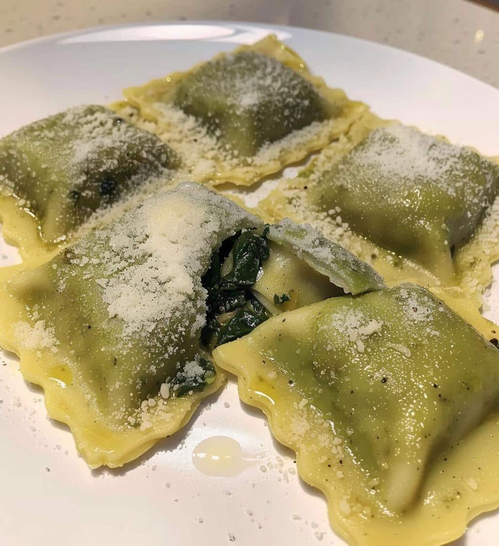 Spinach Mushroom Ravioli