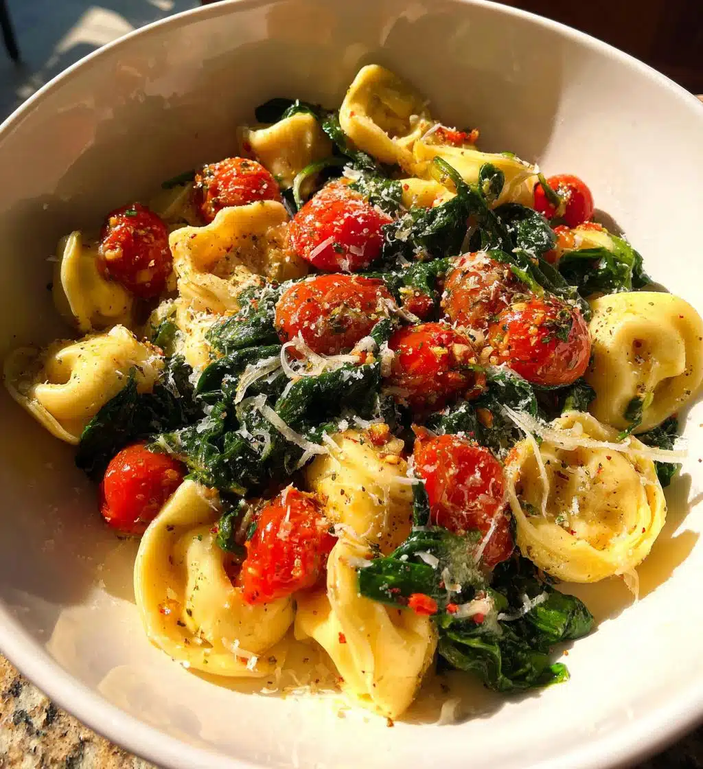 Spinach Tomato Tortellini - detail 1