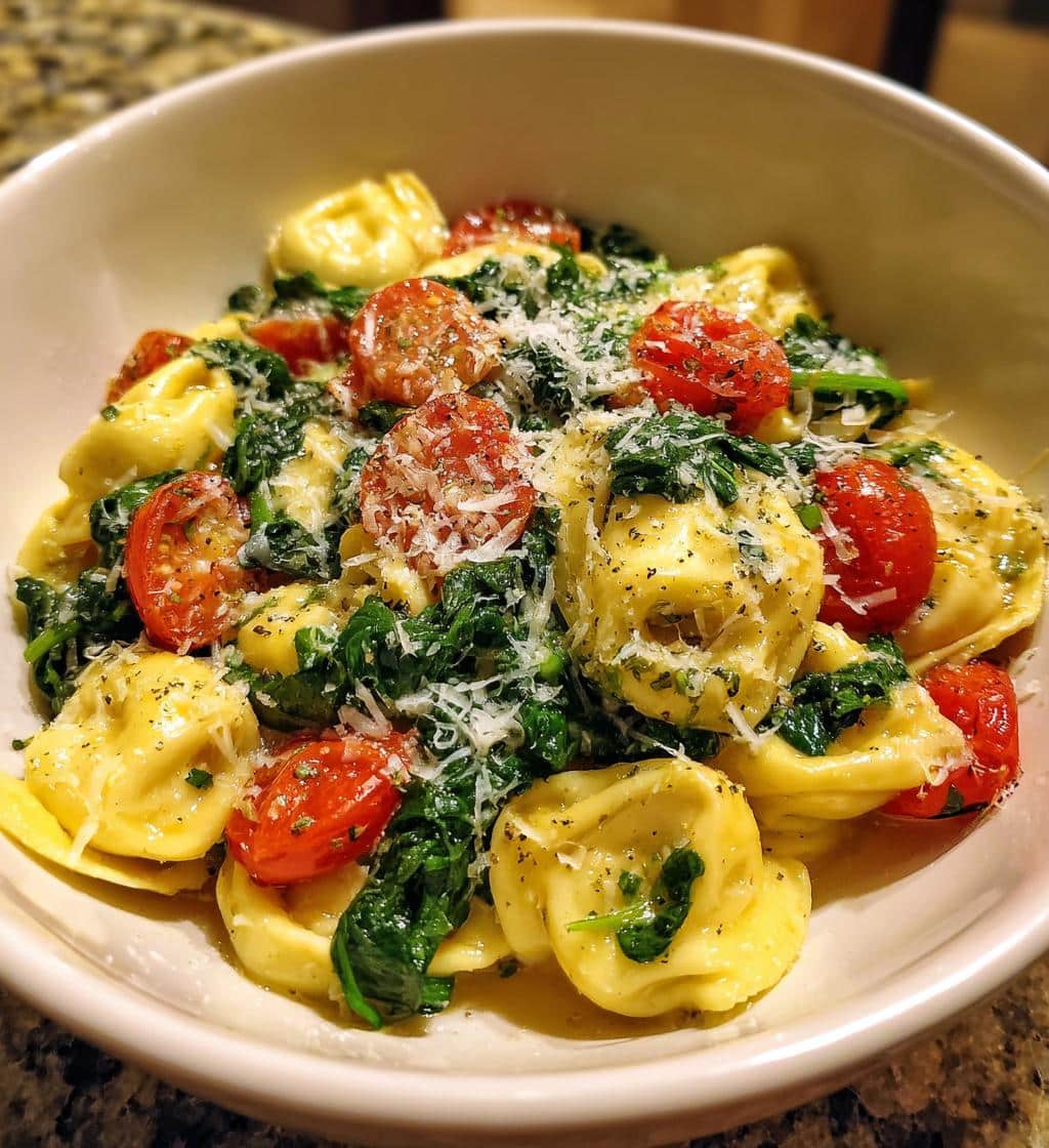 Spinach Tomato Tortellini