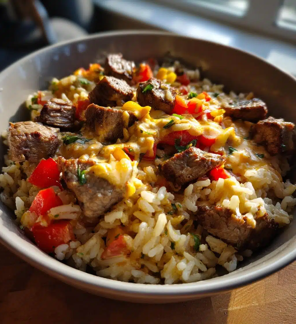 Steak Queso Rice - detail 1