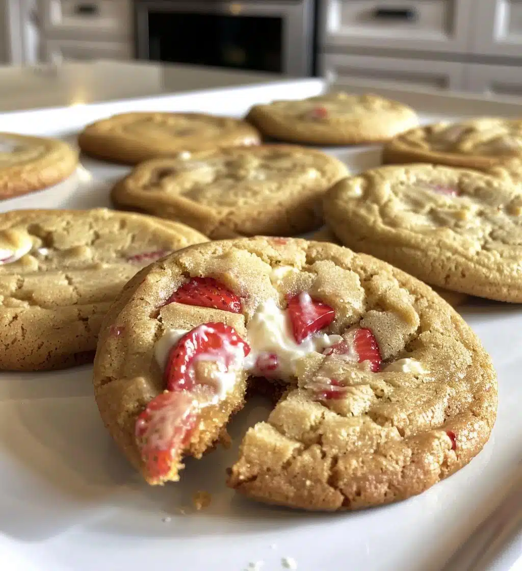 Strawberries and Cream Cookies - detail 1
