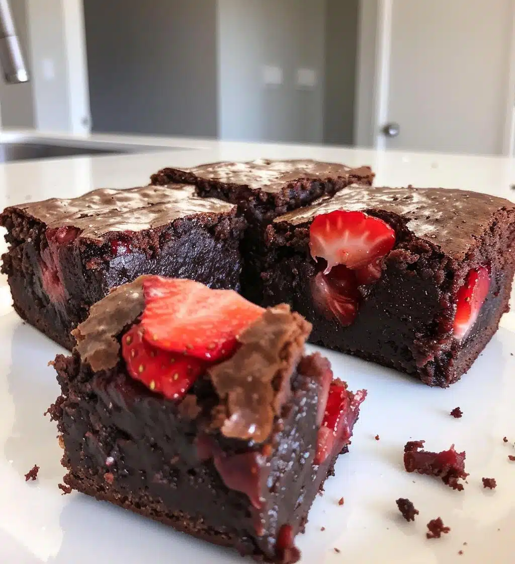Strawberry Brownies - detail 1