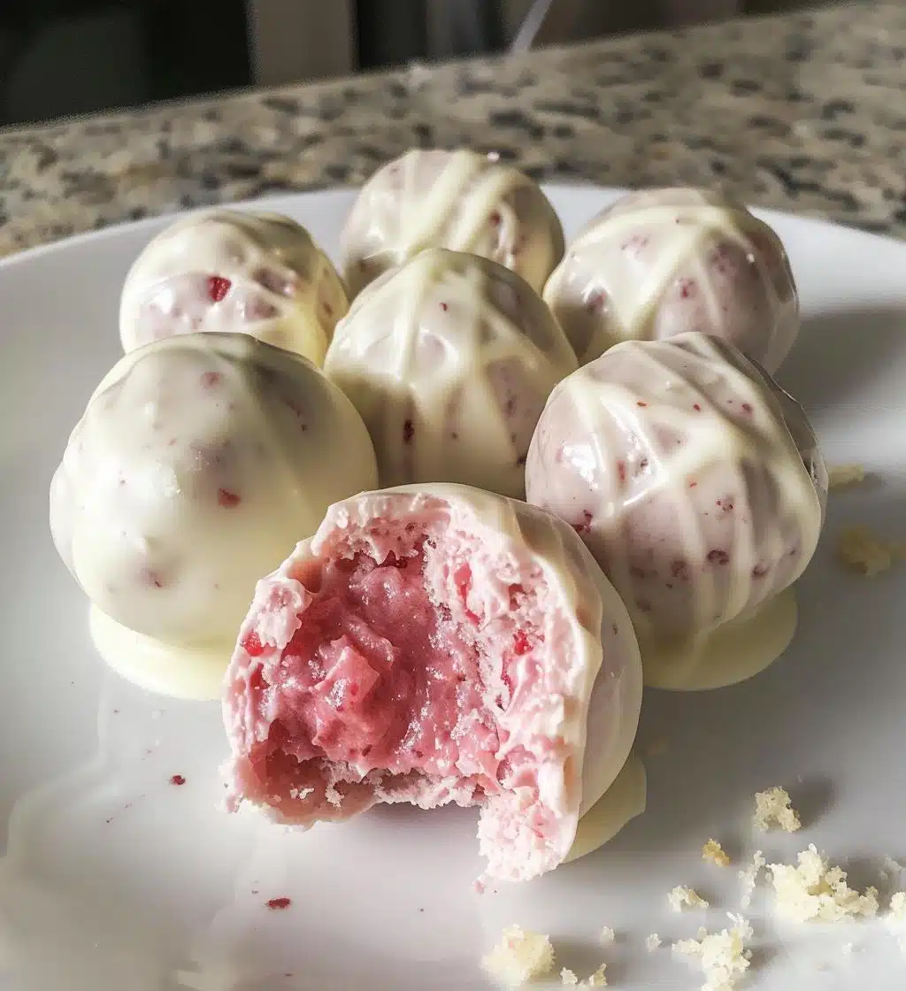 Strawberry Cake Balls - detail 1
