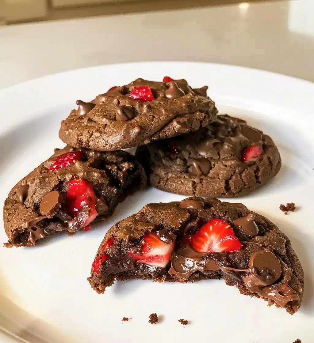 Strawberry Chocolate Cookies - detail 1