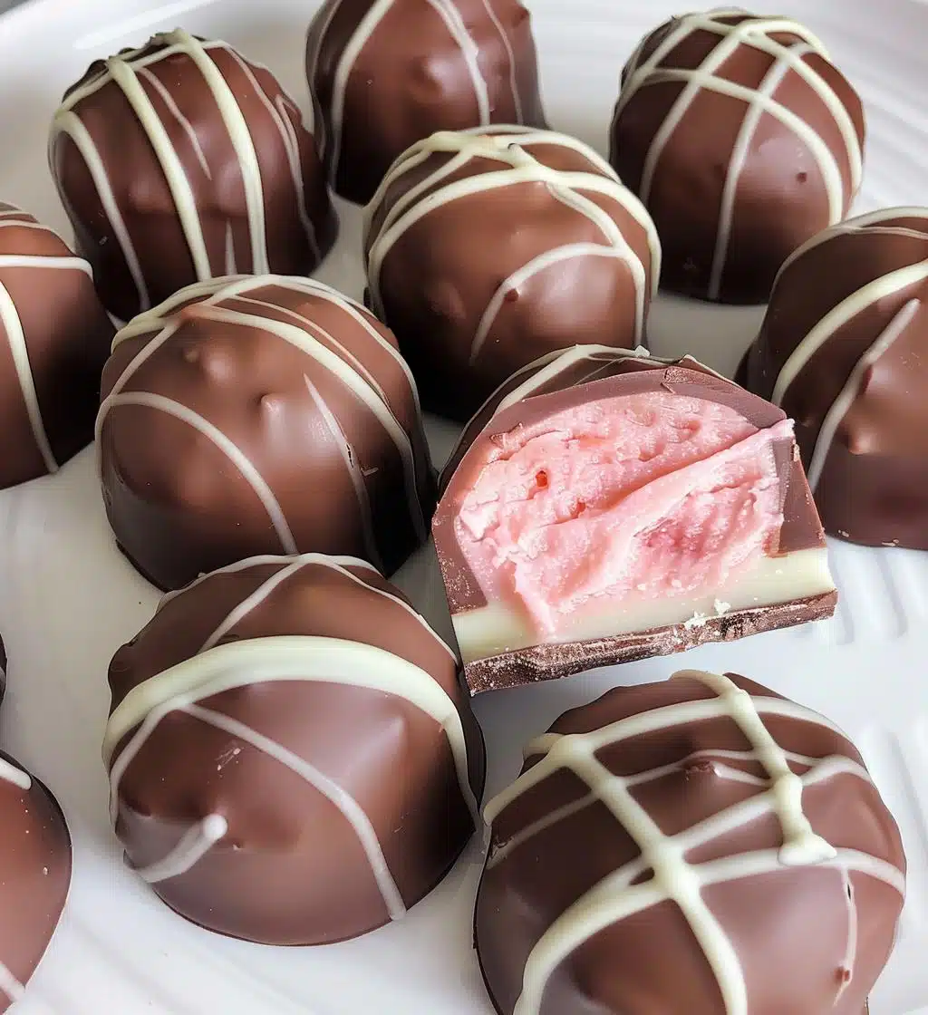 Strawberry Cream Chocolates - detail 1
