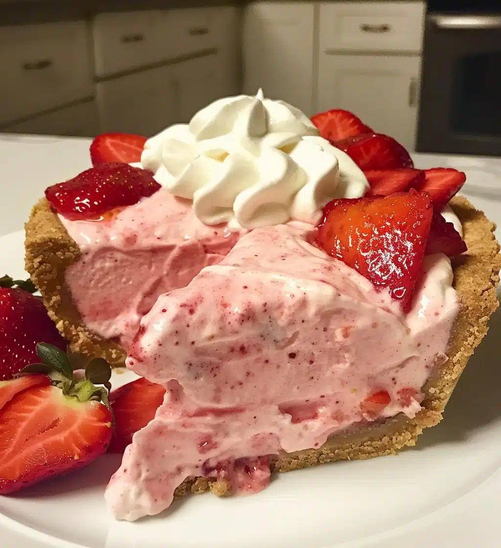 Strawberry Shortcake Freezer Pie - detail 1