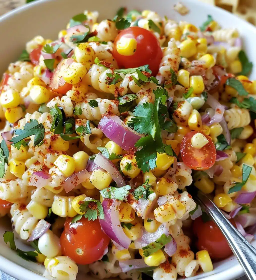 Street Corn Pasta Salad - detail 1