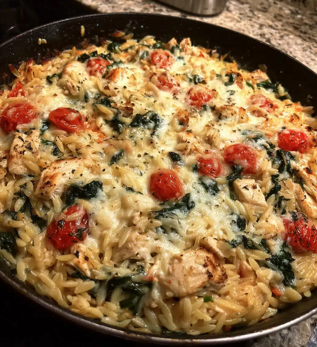 Tuscan Chicken Orzo Bake - detail 1