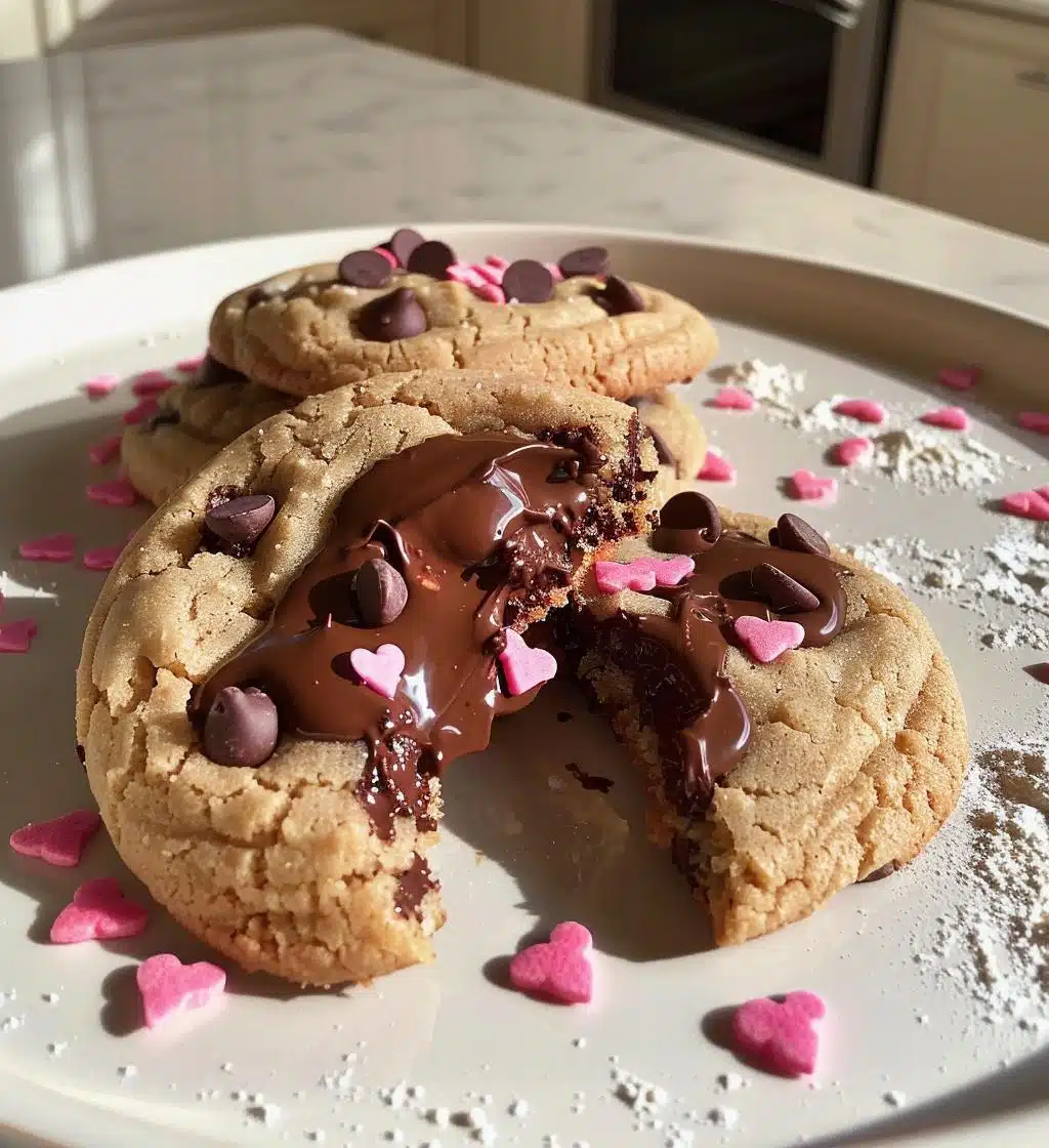 Valentine’s Chocolate Chip Cookies - detail 1