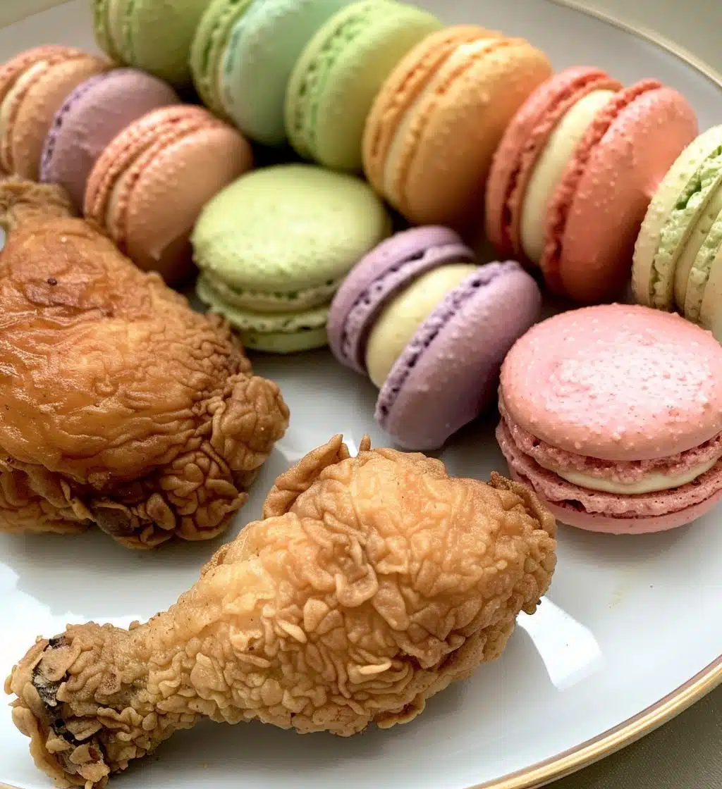 Valentine’s Day Fried Chicken & Macaron Bouquets - detail 1