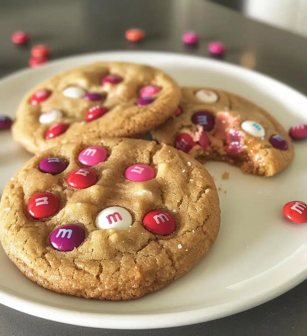 Valentine’s Day M&M Cookies - detail 1