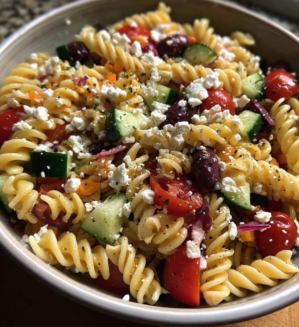Vegetarian Italian Pasta Salad - detail 1