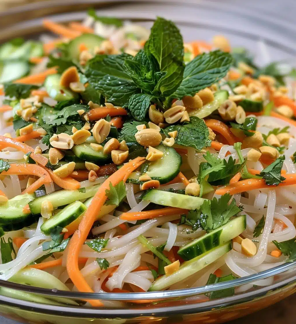 Vietnamese Noodle Salad - detail 1