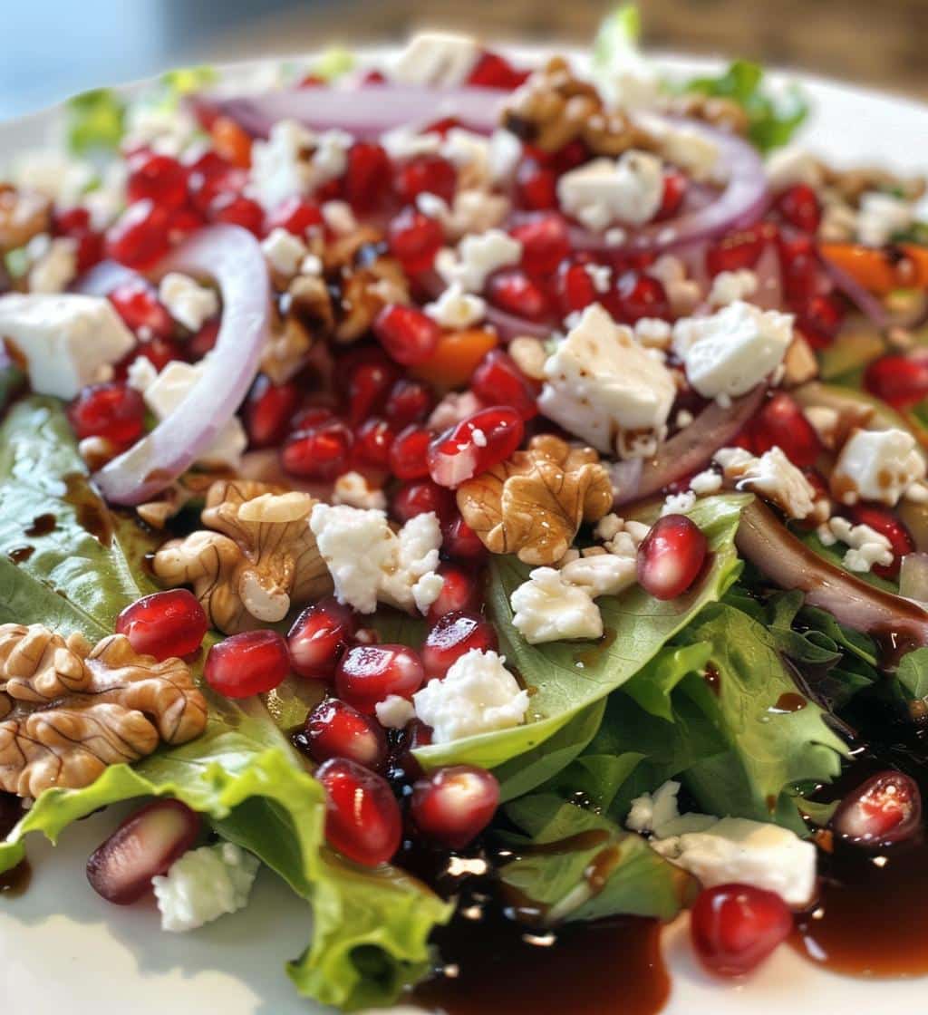 Winter Salad with Pomegranate - detail 1