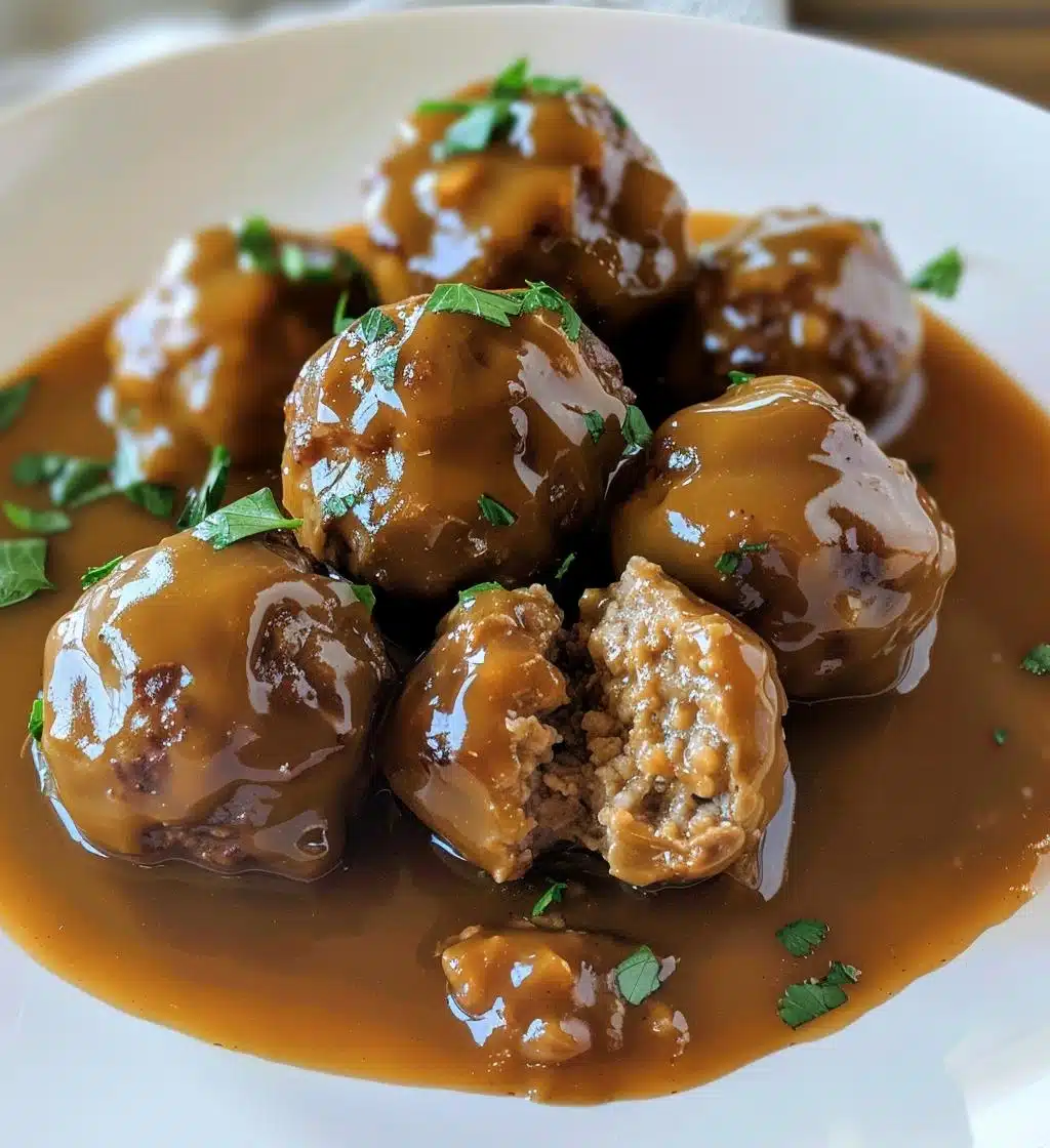 Beef Meatballs and Gravy - detail 1
