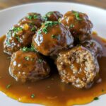 Beef Meatballs and Gravy