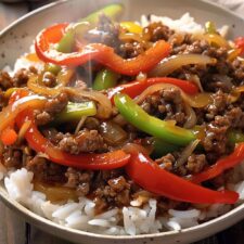 Beef and Pepper Rice Bowls: 7 Flavorful Steps to Bliss