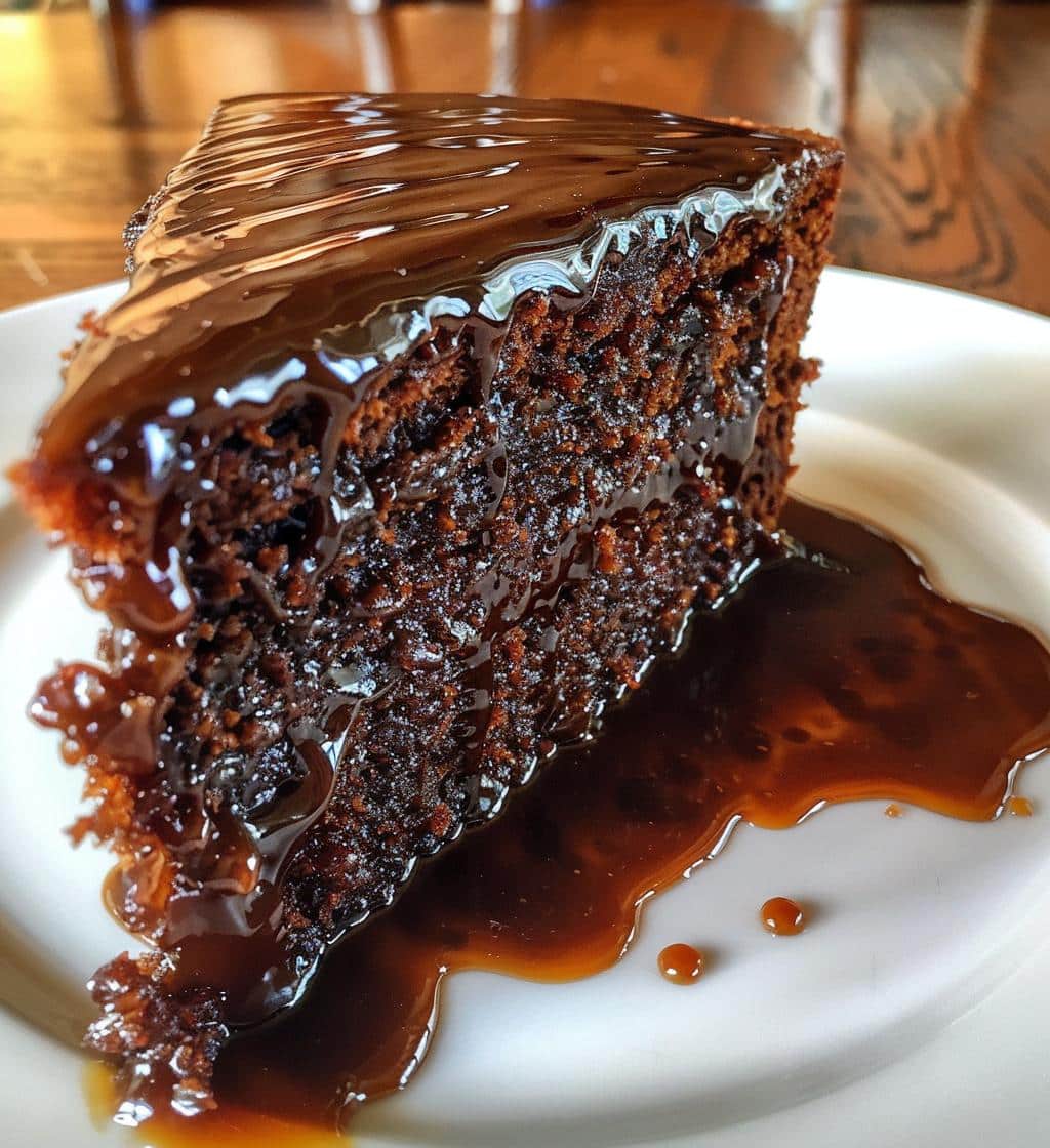 Blackstrap Molasses Date Cake with Orange Glaze - detail 1
