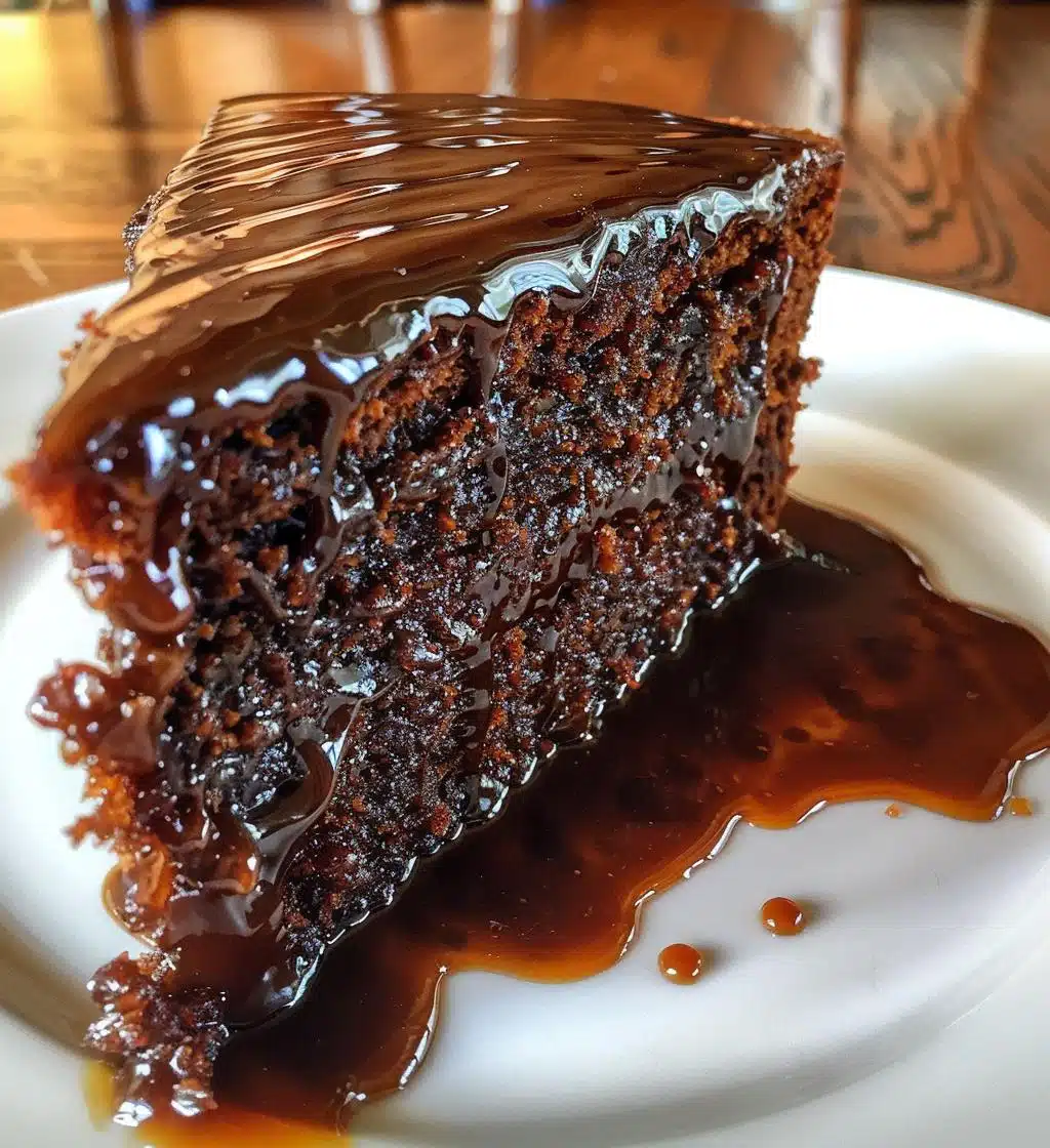 Blackstrap Molasses Date Cake with Orange Glaze - detail 1