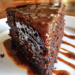 Blackstrap Molasses Date Cake with Orange Glaze