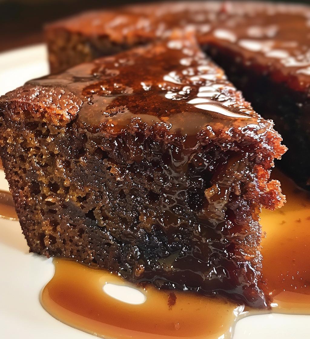 Brown Sugar Date Cake with Clove Syrup - detail 1
