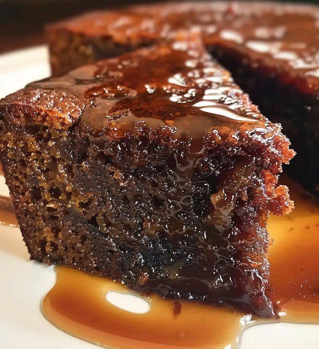 Brown Sugar Date Cake with Clove Syrup - detail 1